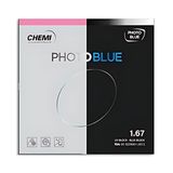 Tròng Đổi Màu Chemi PhotoBlue Coated 1.67