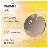Tròng Đổi Màu Chemi PhotoGray Coated 1.60