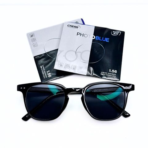 Tròng Đổi Màu Chemi PhotoBlue Coated 1.56