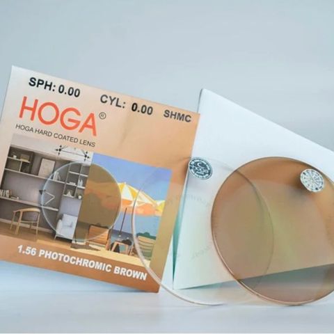 Tròng Đổi Màu Hoga Photo Brown 1.56