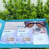 Tròng Đổi Màu Nottica N5 Blue Control Photo 1.56 Brown