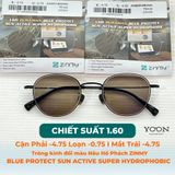 Tròng Đổi Màu Zinmy AS Duramax Sun Active Amber Brown 1.60