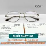 Tròng Kính Chemi Perfect Crystal U6 Coated 1.60