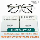 Tròng Kính Chemi Perfect Crystal U6 Coated 1.56