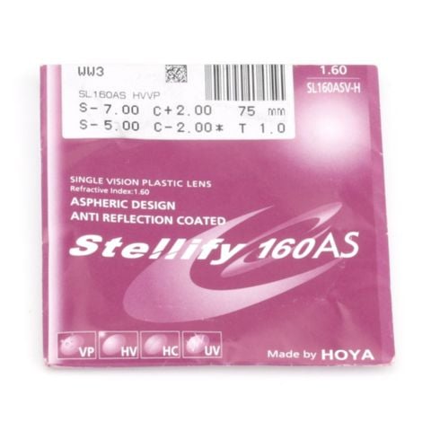 Tròng Kính Hoya Stellify HVP 1.60