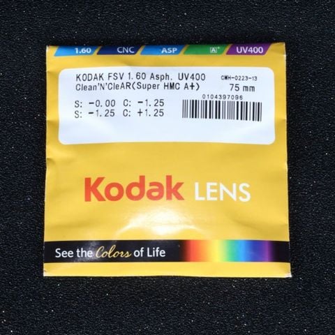 Tròng Kính Kodak Clean&Clear 1.60