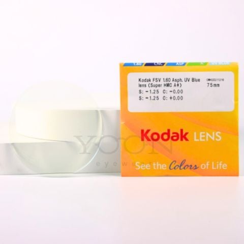 Tròng Kính Kodak UVBlue Lens 1.60