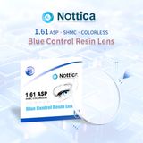 Tròng Kính Nottica N4 Blue Control Resin Lens 1.61