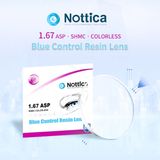 Tròng Kính Nottica N4 Blue Control Resin Lens 1.67