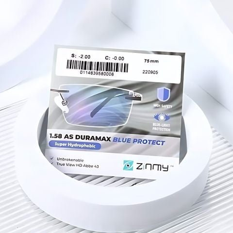 Tròng Chống Bể AS Zinmy Duramax Blue Protect 1.58
