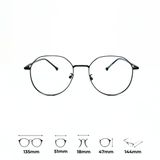 Gọng Kính Tròn Unisex Kim Loại - Yoon 5280 Y110