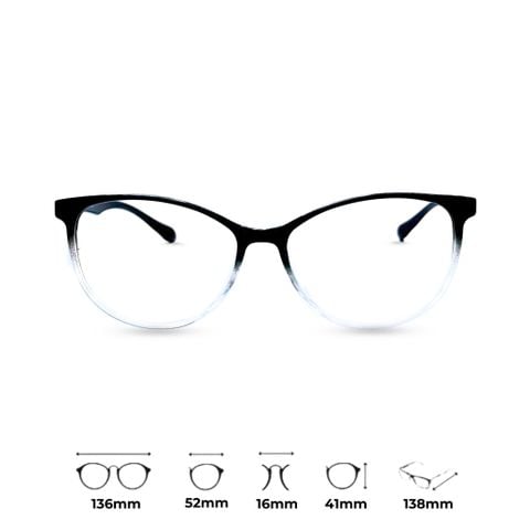 Gọng Kính Mắt Mèo Nhựa - Yoon R565 Y187