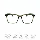 Gọng Kính Vuông Unisex Nhựa Dẻo - Yoon TR1169 Y107