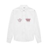 SM01 - "MAZIC" TYPOGRAPHY SLIMFIT FORMAL SHIRT 