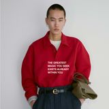  PS1 - "MAZIC" FW24 POLO SWEATSHIRT 