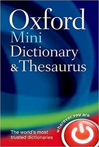  Oxford Mini Dictionary and Thesaurus 