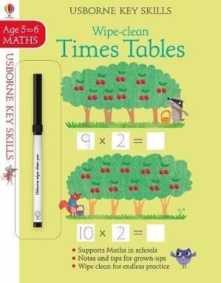  Wipe-clea Times Tables Age 5 to 6 Maths 