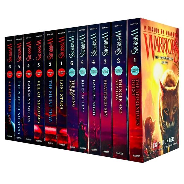  Warrior Cats Volume 25 - 36 Books Collection Set (The Complete Sixth Series (Warriors: A Vision of Shadows Volume 25 - 30) & The Complete Seventh Series (Warriors: The Broken Code Volume 31 - 36) 