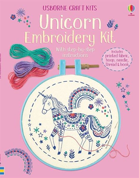  Embroidery Kit: Unicorn 