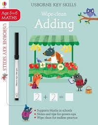  Wipe-clean Adding Age 5 to 6 Maths 