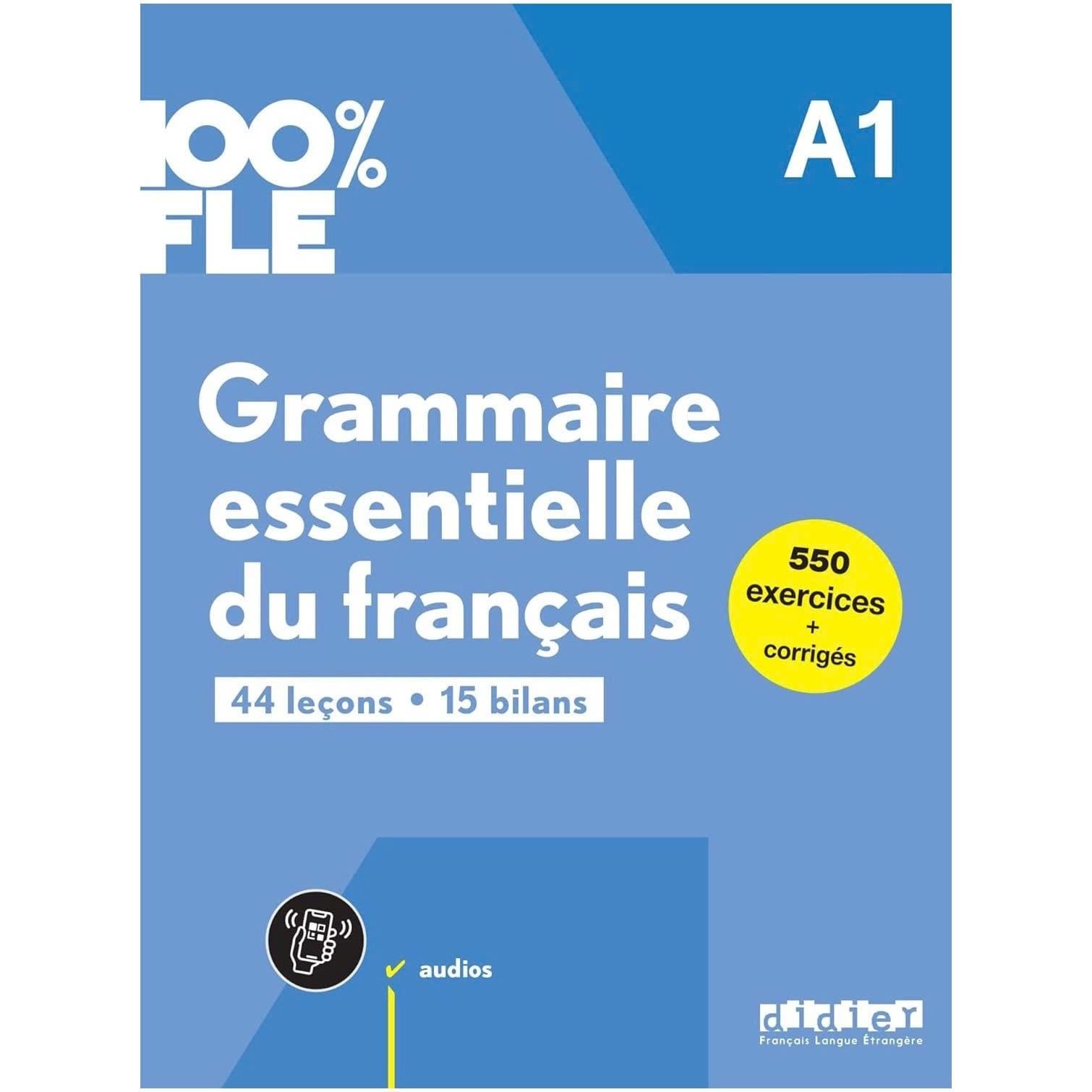  100% Fle - Grammaire Essentielle Du Francais A1 - Livre + Didierfle.App 