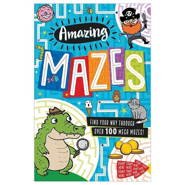  Amazing Mazes Activity Book 
