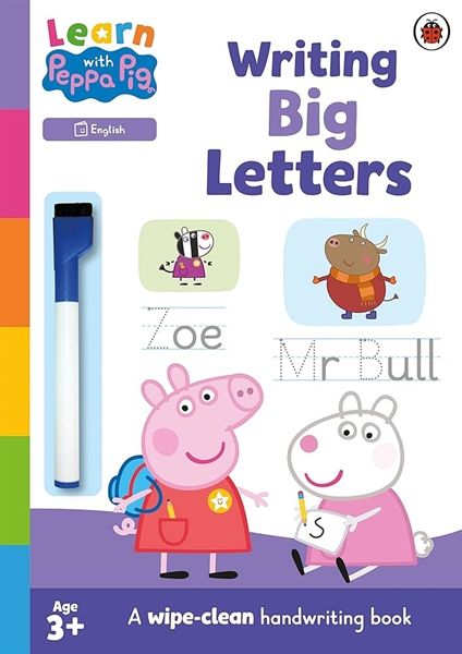  Learn with Peppa: Writing Big Letters 