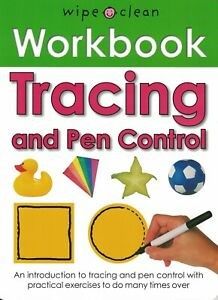  Wipe Clean Workbooks Tracing and Pen Control 