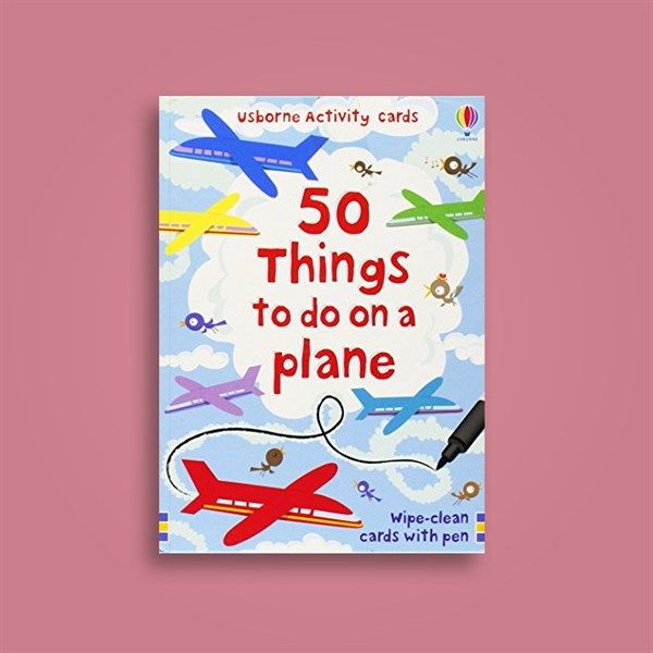  Activity Card: 50 things to do on a plane 