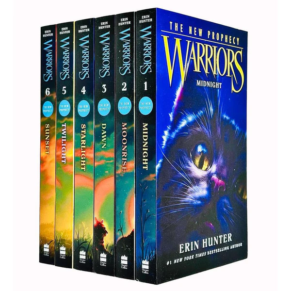  Warrior Cats Series 2, The New Prophecy 6 Books Collection New Cover 