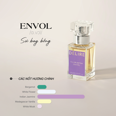 Bộ 03 chai Nước hoa Thuần chay Pháp Délire - JOIE ÉCLAT ENVOL EDP 15ml x 3