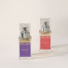 Bộ 02 chai Nước hoa Thuần chay Pháp Délire - JOIE ENVOL EDP 15ml x 2