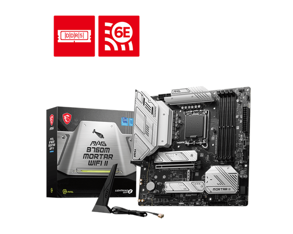 Bo mạch chủ MSI MAG B760M MORTAR WIFI II DDR5 - Chính hãng