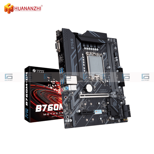 Bo mạch chủ Huananzhi B760M-D4 A/B | 64GB, DDR4, M-ATX