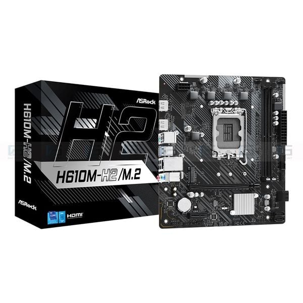 Bo mạch chủ Asrock H610M-H2M.2 (M-ATX, DDR4, tối đa 64GB RAM)