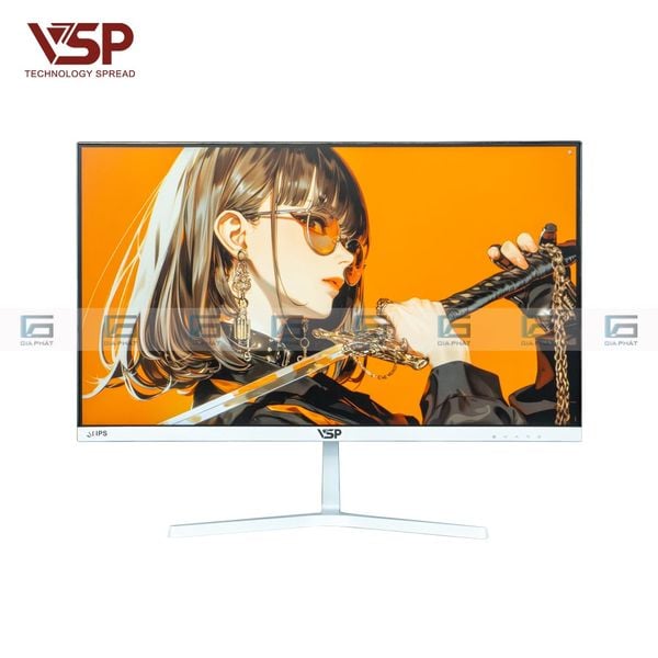Màn hình VSP IP2407S - Trắng | 24inch, Full HD, IPS, 100Hz, Phẳng