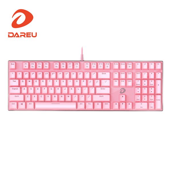 Bàn phím cơ DAREU EK810 Hồng - Bule Swicth