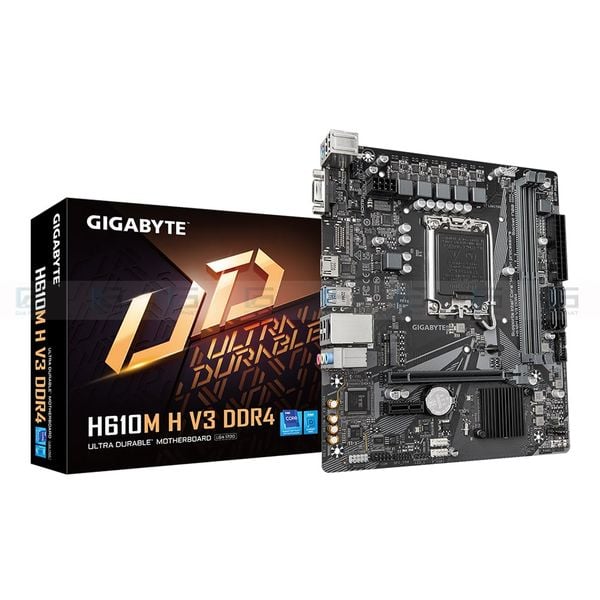 Bo mạch chủ Gigabyte H610M-H DDR4 V3 (M-ATX, DDR4, LGA1700) - Full VAT