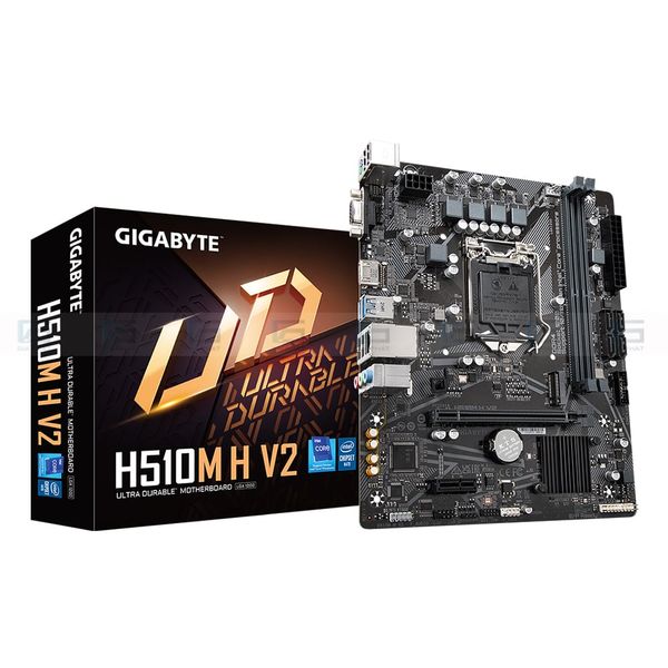 Bo mạch chủ Gigabyte H510M H V2 DDR4 (ATX, 64G RAM, LGA1200) - Full VAT
