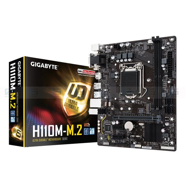 Bo mạch chủ Gigabyte H110M-M.2 (M-ATX, DDR4, LGA1151) - Full VAT