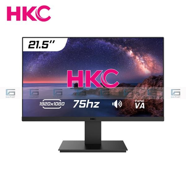 HKC MB21V13-S | 21.5 inch, FHD, VA, 75Hz, 5ms, Loa, HDMI, VGA, Đen, phẳng