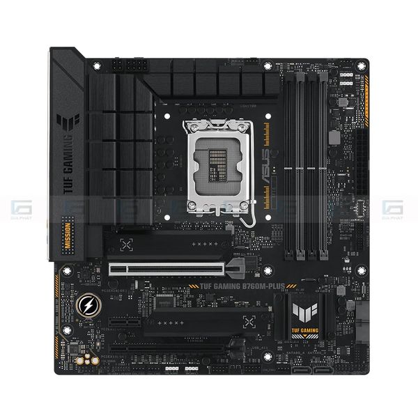 Bo mạch chủ Asus TUF B760M-Plus DDR5 (M-ATX, 4 khe RAM tối đa 192GB)