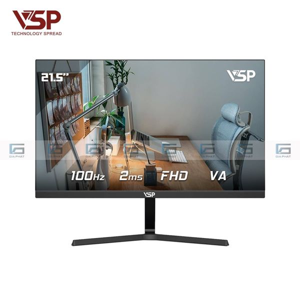 Màn hình VSP 22 inch tràn viền V2204HF100 (Full-HD, 100Hz, VA 2ms)