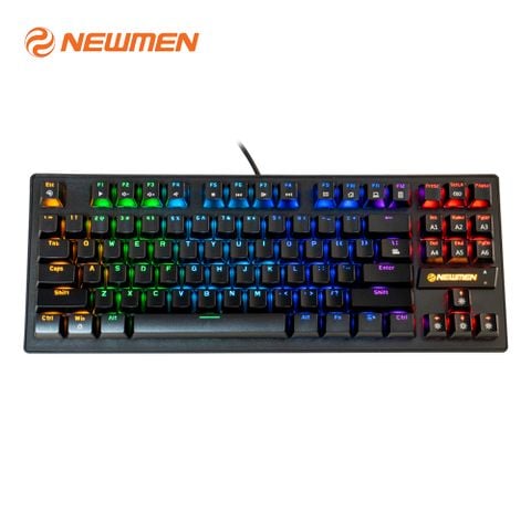 Bàn phím cơ Newmen GE87 Outemou Box Brown Switch ( Đen )
