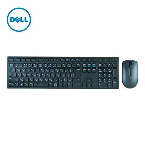 Combo bàn phím chuột Dell Không dây KM636 - Đen