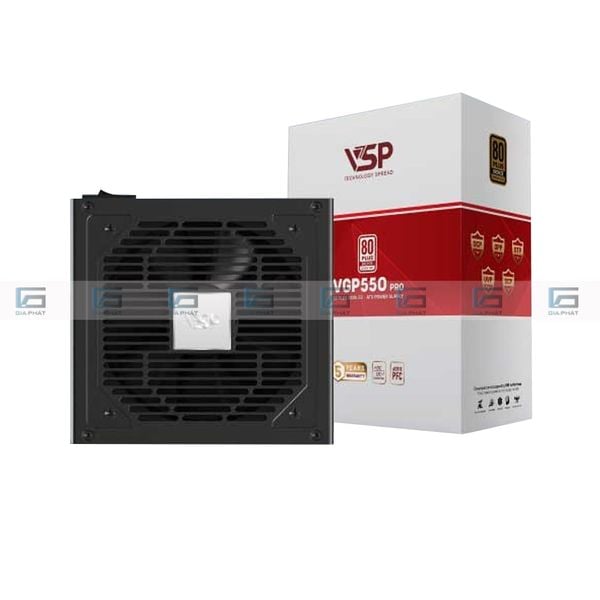 Bộ nguồn 80 Plus Bronze VSP VGP550BRU PRO - 230V EU - 550W