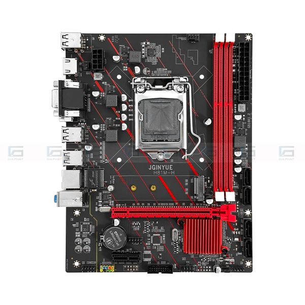 Bo mạch chủ JGINYUE H81M-H (DDR3, tối đa 16G RAM, có M.2)
