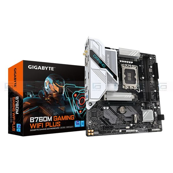 Bo mạch chủ Gigabyte B760M Gaming Wifi Plus DDR5 M-ATX - Full VAT