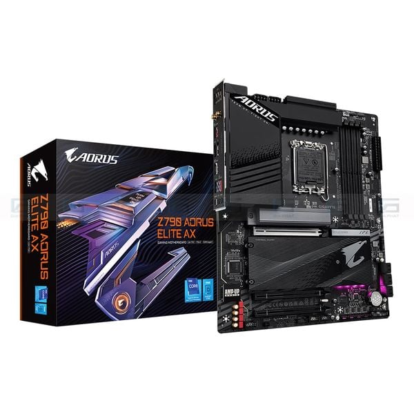 Bo mạch chủ Gigabyte Z790 Aorus Elite AX​ DDR5 (ATX, Wifi+Bluetooth) - Full VAT