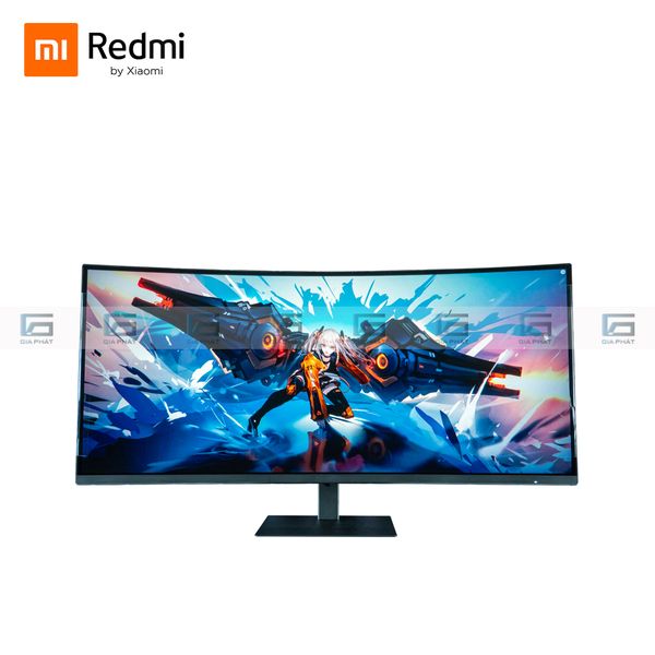 Xiaomi Redmi G34WQ | 34 inch, WQHD, VA, 180Hz, 1ms, cong 1500R, HDMI, DP, Đen